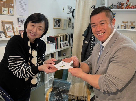 株式会社ソーケン 様よりご寄付をいただきました。